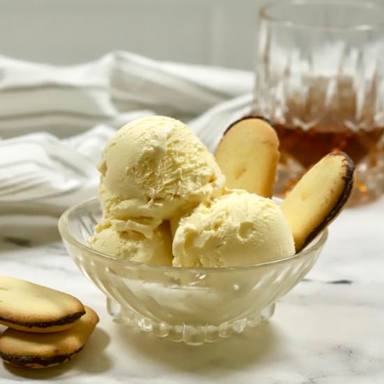 Bourbon Ice Cream - Recipe photo by Grits and Pinecones