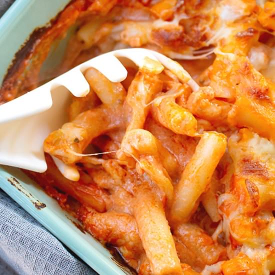 Baked Five Cheese Ziti al Forno - Recipe photo by MasalaHerb
