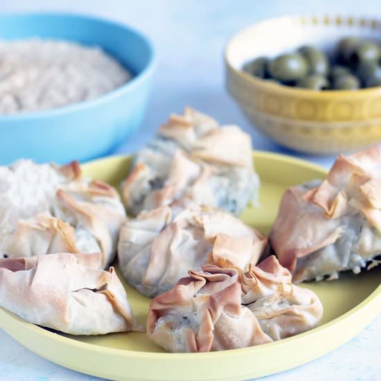 https://www.sneakyveg.com/filo-parc - Recipe photo by Mandy Sneaky Veg