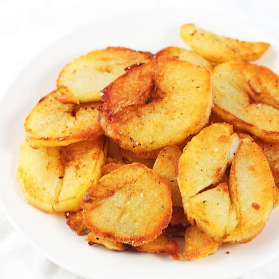 leftover baked potato home fries - Recipe photo by nowcookthis