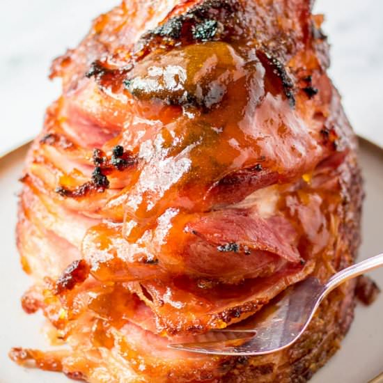 Peach Glazed Spiral Ham - Recipe photo by Flavor Mosaic
