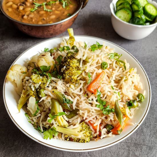 Vegetable rice - Recipe photo by greenbowl2soul