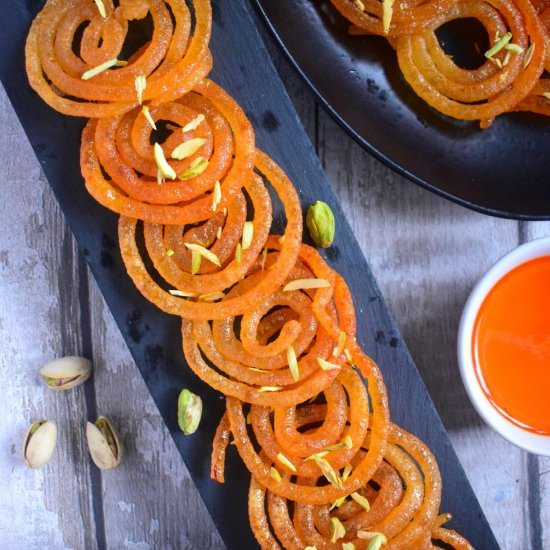 Instant jalebi - Recipe photo by rumkisgoldenspoon