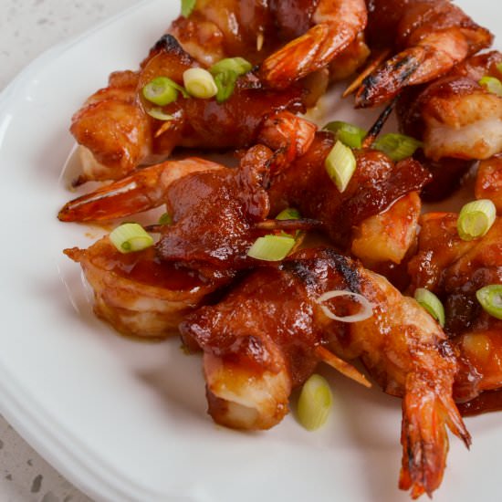 Bacon Wrapped Shrimp - Recipe photo by Small Town Woman