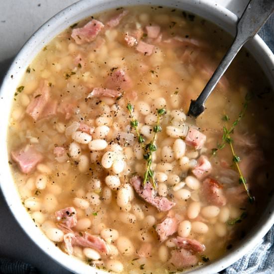 Navy Bean Soup - Recipe photo by theforkedspoon