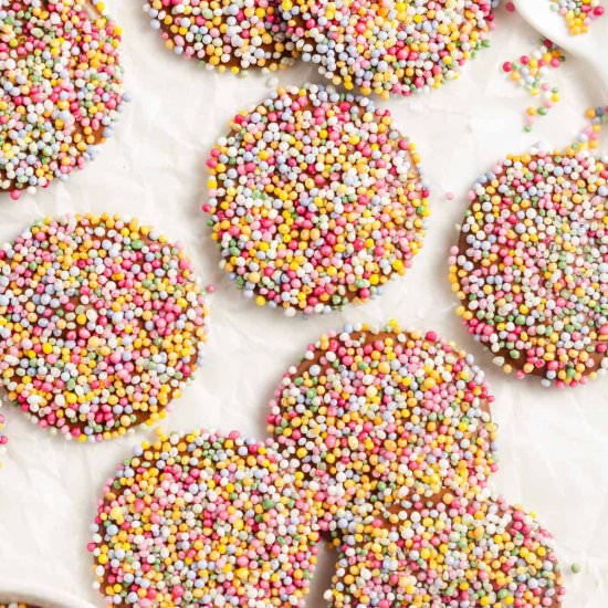 Homemade Chocolate Freckles - Recipe photo by itsnotcomplicatedrecipes