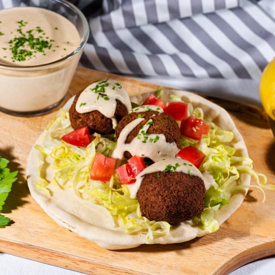 Easy Vegan Falafel - Recipe photo by danceswithknives