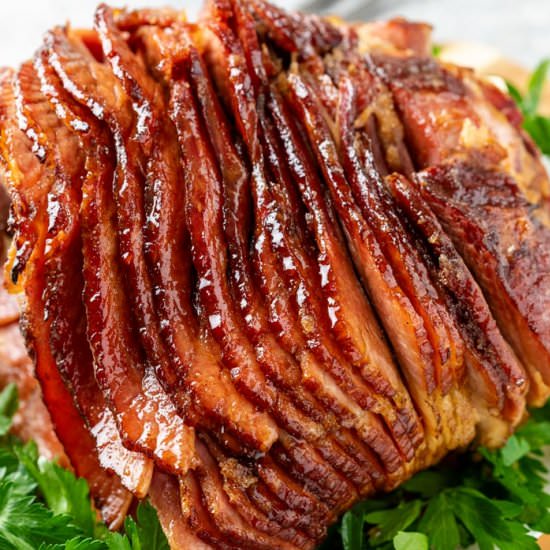 Glazed Ham - Recipe photo by TheCozyCook