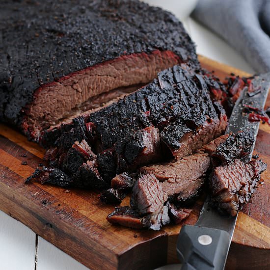 Tender Smoked Brisket - Recipe photo by recipesfordads