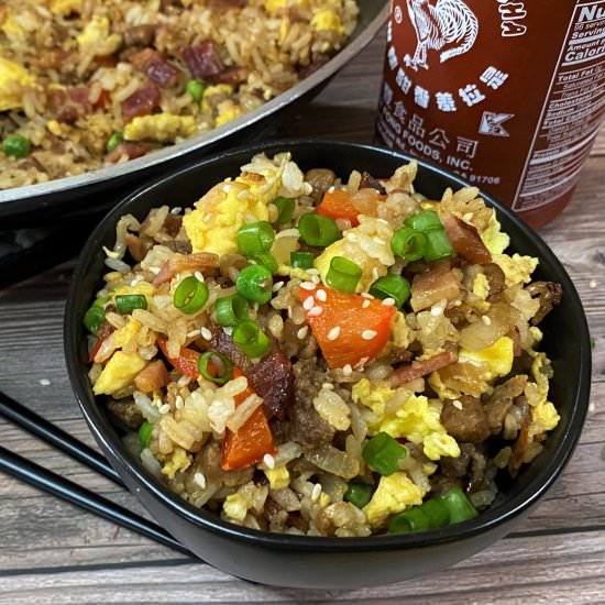 Gluten Free Breakfast Fried Rice - Recipe photo by savorysaver