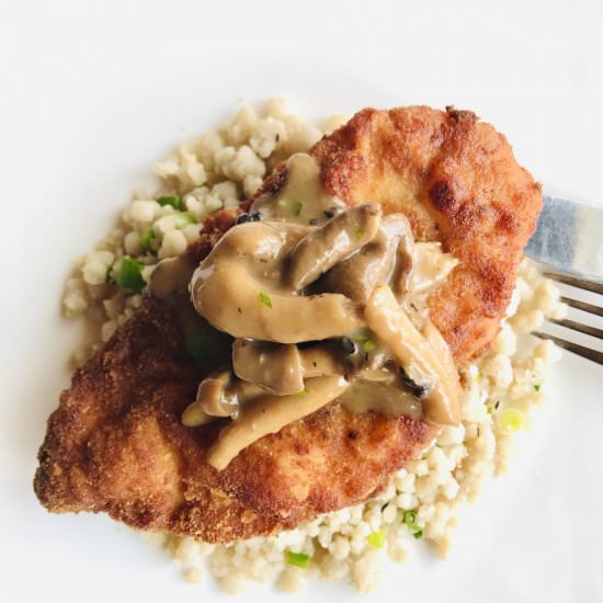 Chicken Schnitzel - Recipe photo by gingerandseasalt