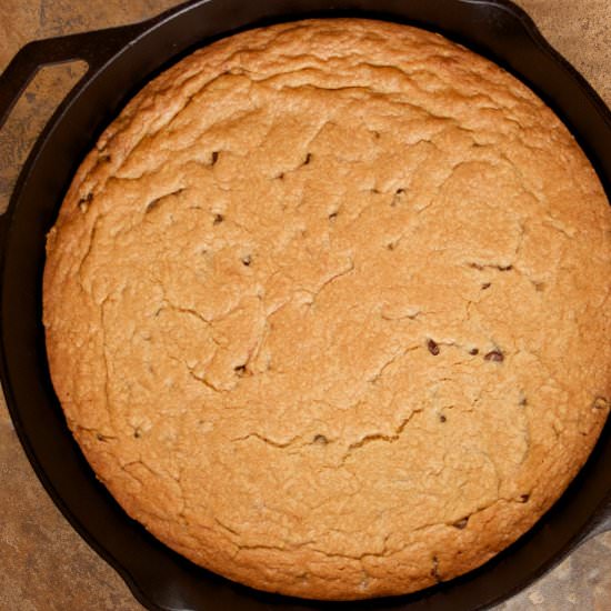 Cast Iron Skillet Cookie - Recipe photo by Flipped-Out Food