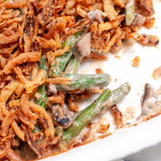 Green Bean Casserole With Bacon - Recipe photo by KeyToMyLime