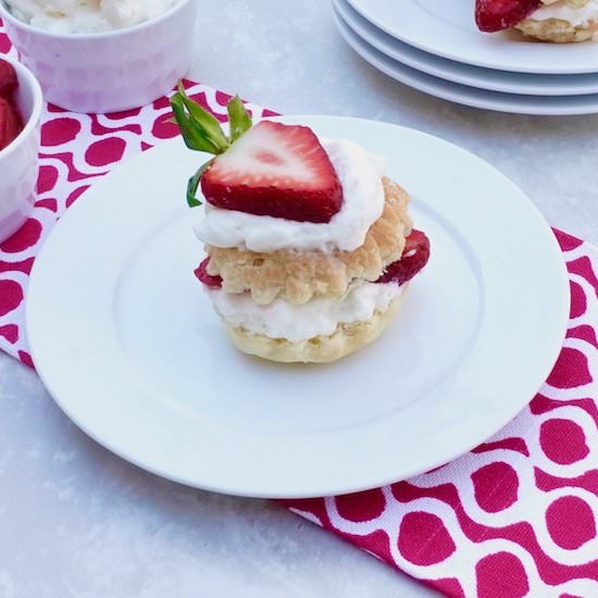 Strawberry Shortcake Bites - Recipe photo by anothertablespoon