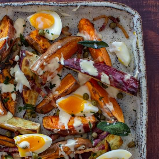 Crispy Roasted Sweet Potatoes - Recipe photo by AnotherFoodBlogger