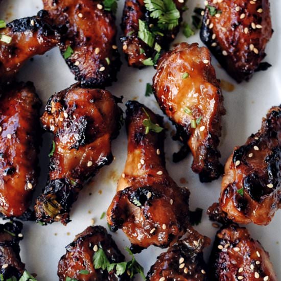 Air Fryer Honey Soy Chicken Wings - Recipe photo by thesubversivetable