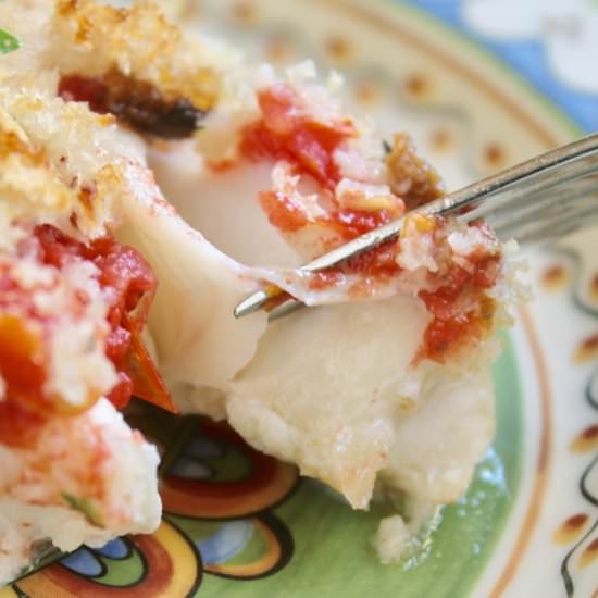 oven baked fish (Italian style) - Recipe photo by christinascucina