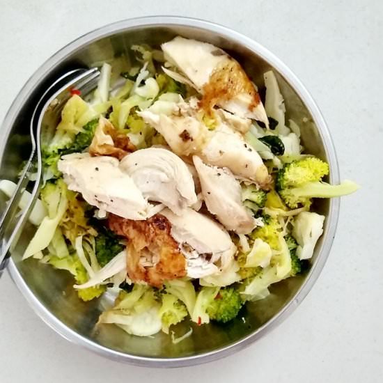 20-min Chicken Breast Salad Meal - Recipe photo by escapetofood