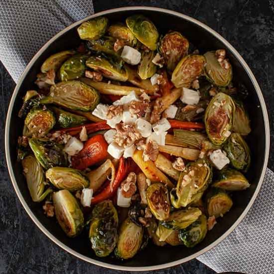 Roast Vegetables Salad - Recipe photo by saltandpestle
