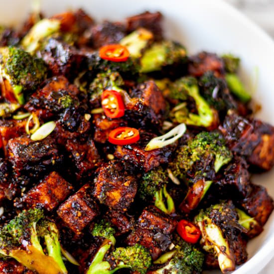 Black Pepper Tofu & Broccoli - Recipe photo by maddysavenue