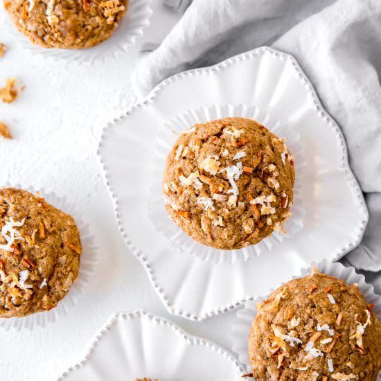 Healthy Carrot Cake Muffins - Recipe photo by Jar Of Lemons