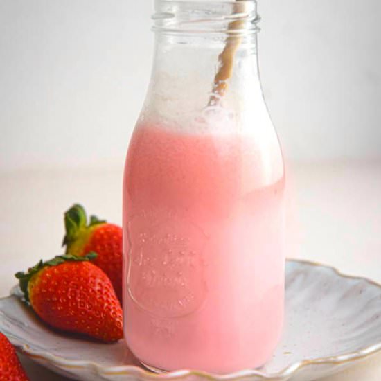 Strawberry Milk - Recipe photo by inthekitchnet