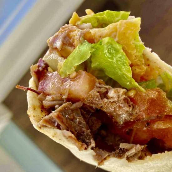 Leftover Brisket Taco Recipe - Recipe photo by AngryBBQ