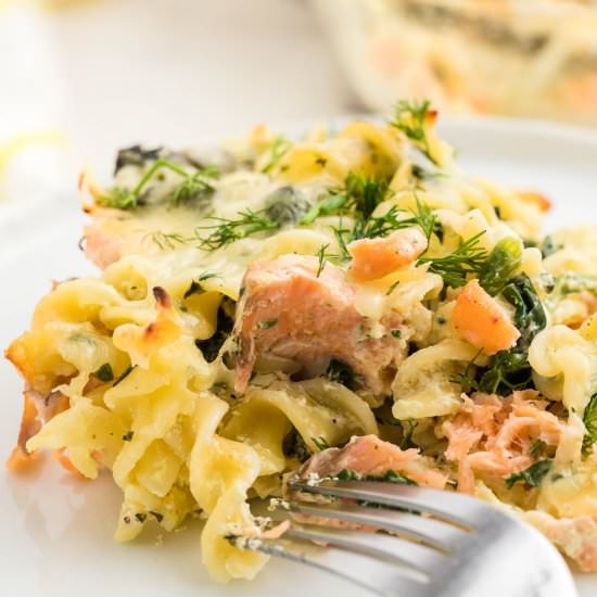 Easy Salmon Casserole - Recipe photo by cheerfulcook