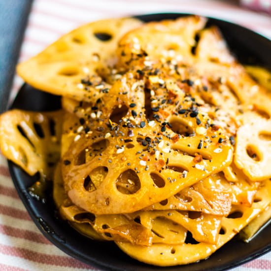 Japanese Stir-Fried Lotus Root - Recipe photo by AllWaysDelicious