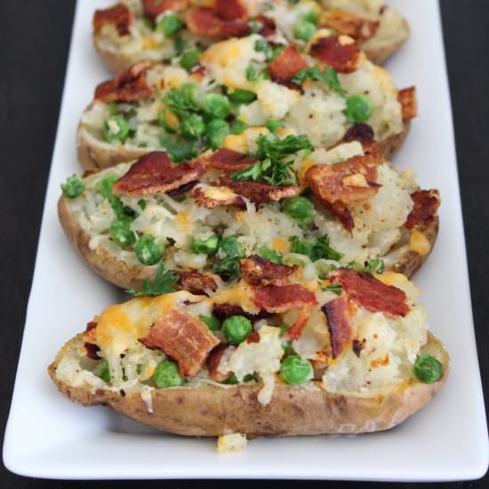 Loaded Twice Baked Potatoes - Recipe photo by jiaxpan