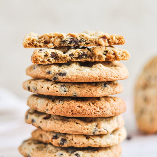 Peanut Butter Chocolate Chip Cookie - Recipe photo by CAKED by Katie