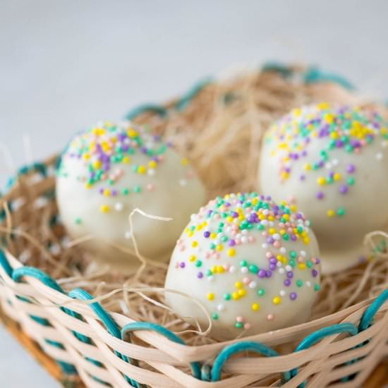 Coconut Rum Cookie Truffles - Recipe photo by garlic and zest