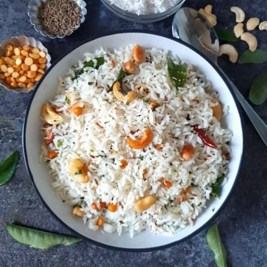 Coconut Rice - Recipe photo by Pavanis Kitchen