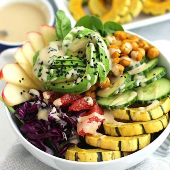 Autumn Harvest Power Bowl - Recipe photo by FitLiving Eats
