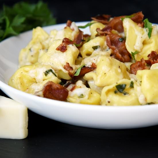 Asiago Tortellini Bake - Recipe photo by WhiskingMama