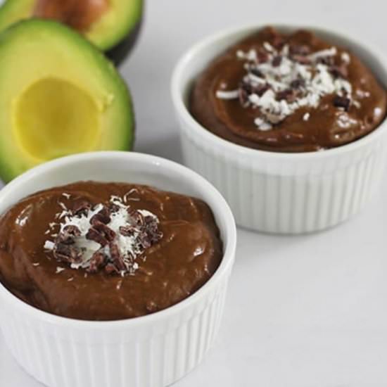 Chocolate Avocado Pudding - Recipe photo by FitLiving Eats