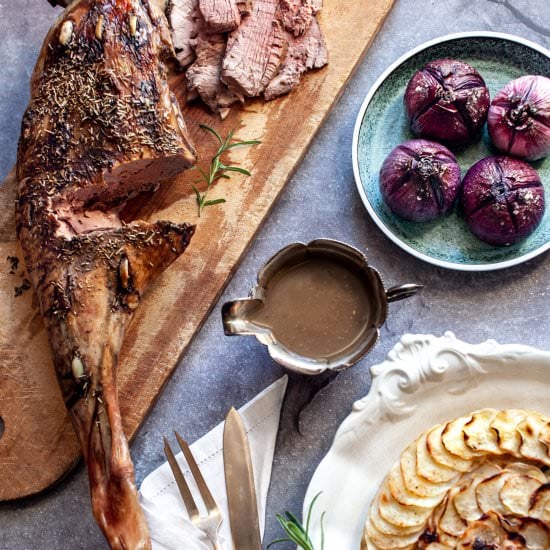 Norwegian Style Leg of Lamb - Recipe photo by Nordic Provisions