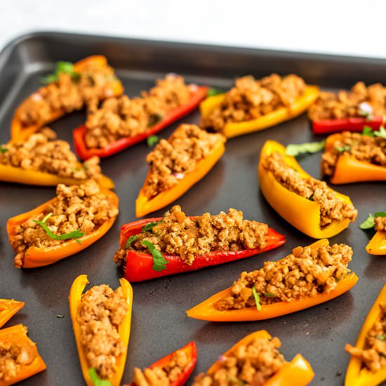 Mini Pepper Nachos - Recipe photo by BitesOfWellness