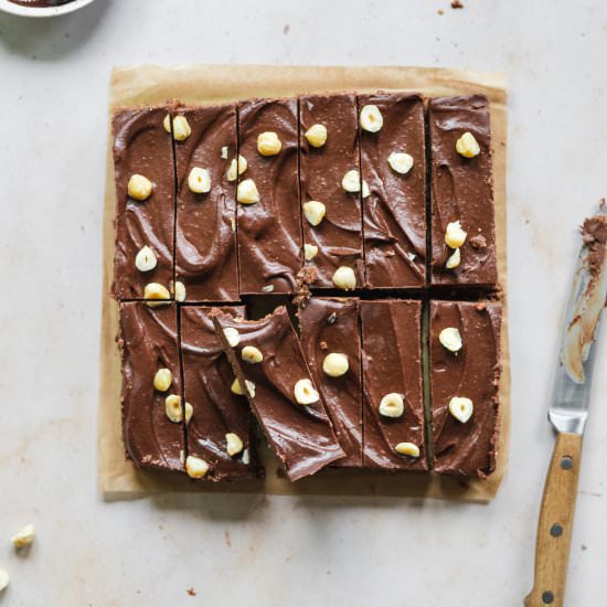 No-Bake Nutella Bars - Recipe photo by addictedtodates