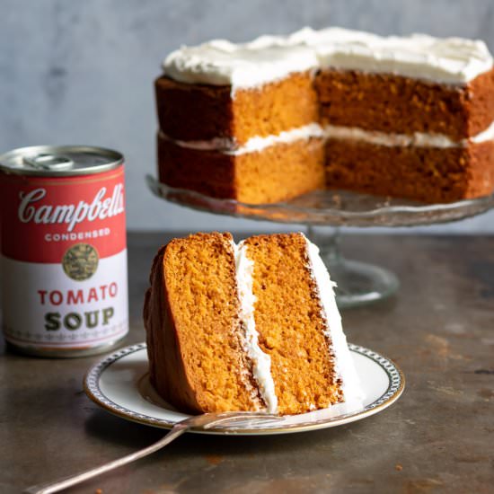 Tomato Soup Cake - Recipe photo by veggie desserts