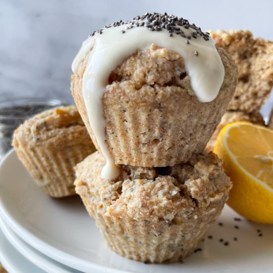 Healthy Lemon Chia Seed Muffins - Recipe photo by frozen_bananas_