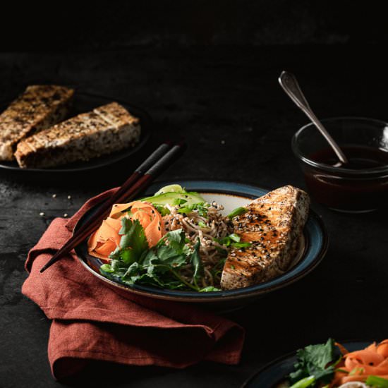 Teriyaki Tofu Fish - Recipe photo by Liv Vegan Strong