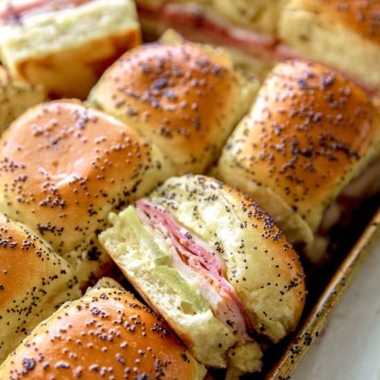 Pull Apart Cubano Sliders - Recipe photo by InquiringChef