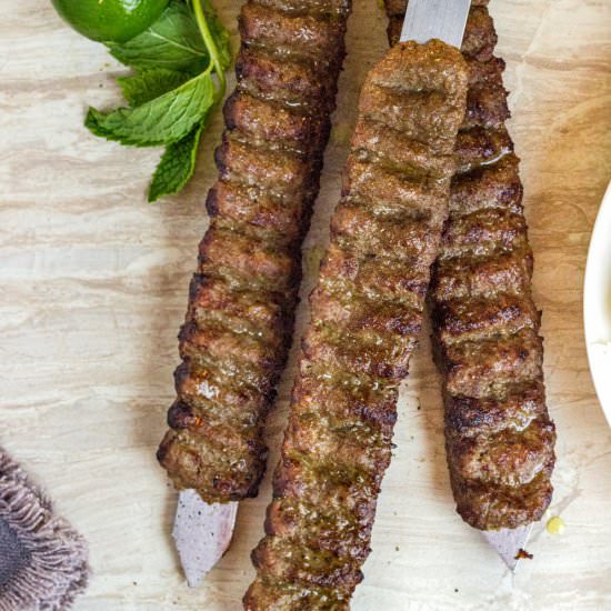 Beef and Lamb Kabobs – Kabab Koobid - Recipe photo by Silk Road Recipes