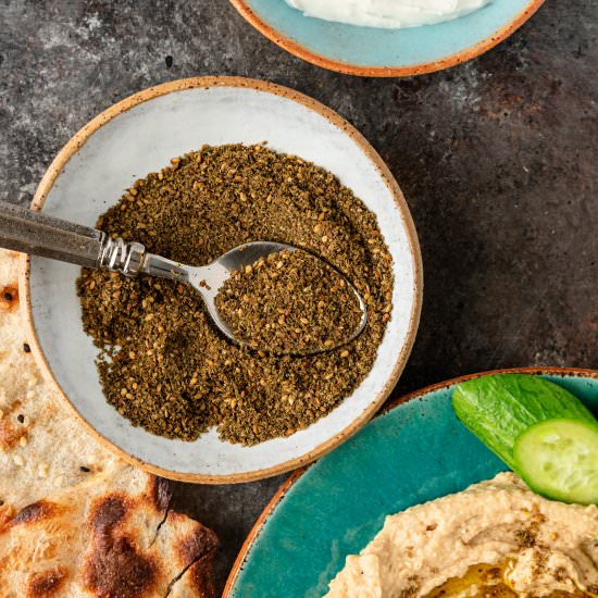 Lebanese Za’atar Spice Blend - Recipe photo by Silk Road Recipes