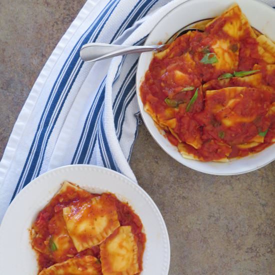 How to Make: Homemade Ravioli - Recipe photo by themidwestkitchenblog