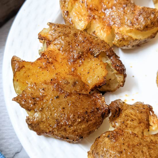 Air fryer Smashed Potatoes - Recipe photo by rparm