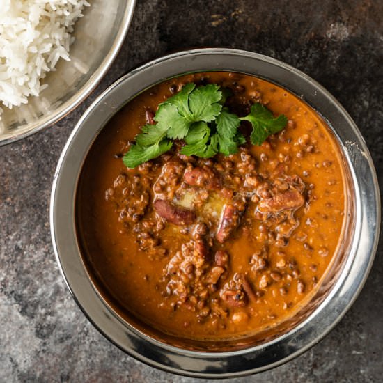Creamy Black Dal Makhani - Recipe photo by Silk Road Recipes