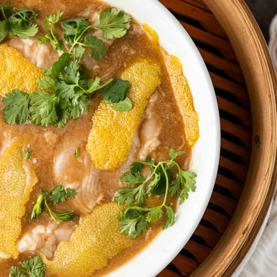 Steamed Lemon Chicken - Recipe photo by Silk Road Recipes