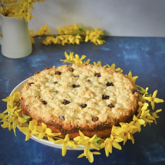 Ricotta and Chocolate Crumb Cake - Recipe photo by marilenaskitchen